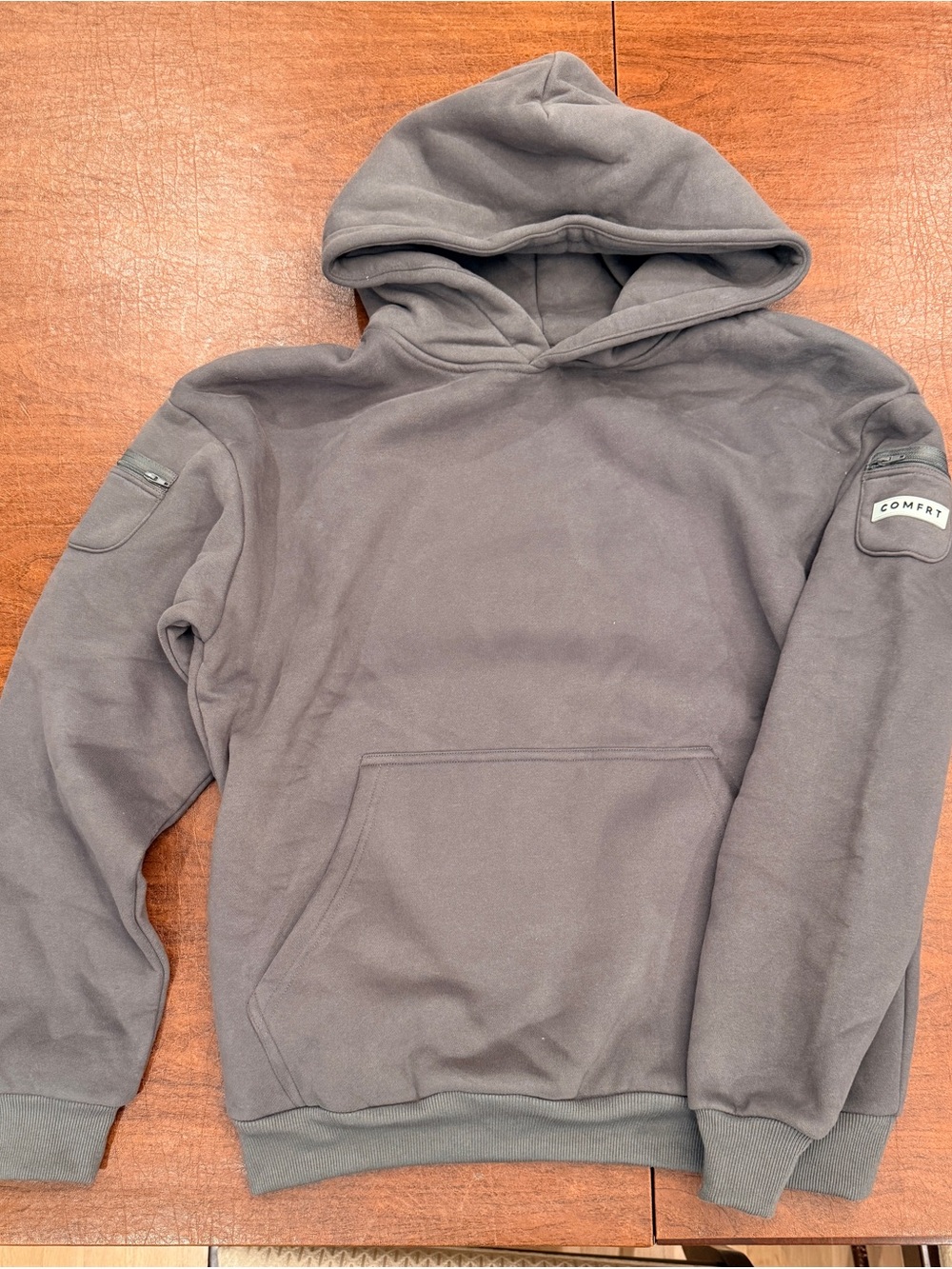 Comfrt Travel Essentials Hoodie Gray